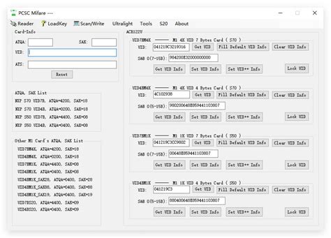 pcsc mifare software download